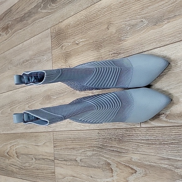 Steve Madden Size 6 Blue Rhinestone Studded Stiletto Boots - Picture 8 of 12